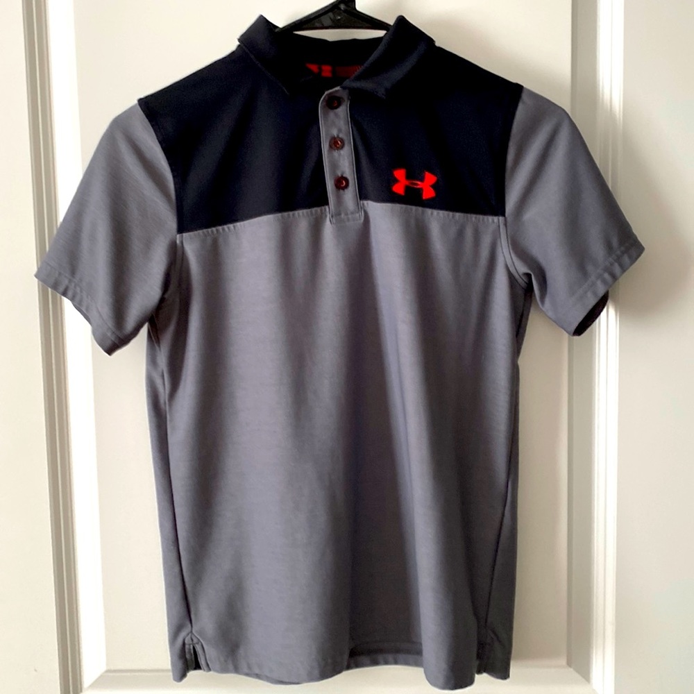 Boys medium Under Armour shirt. Excellent used condition.